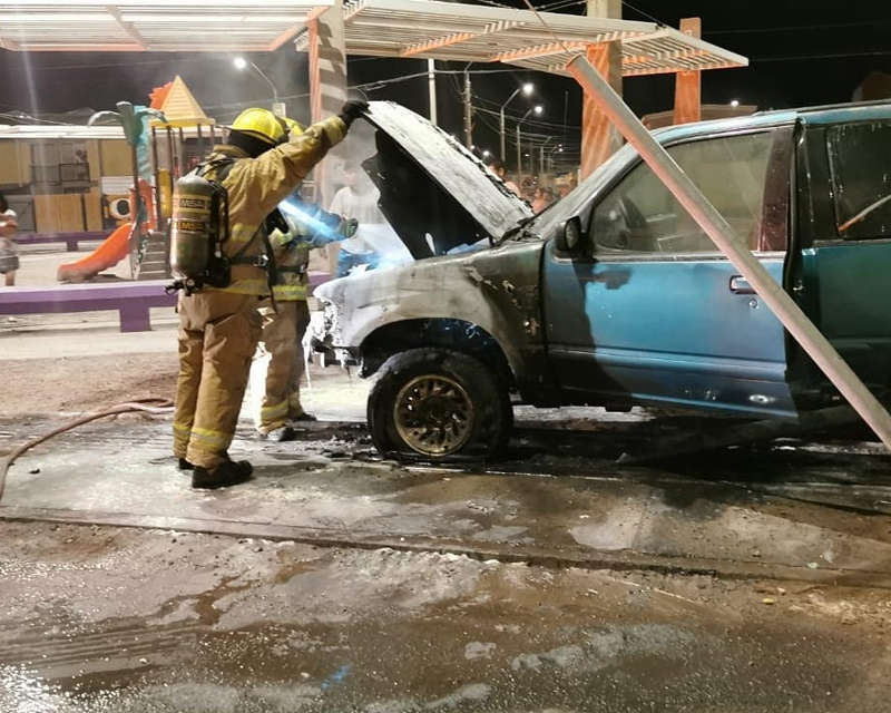Fuego en Vehículo